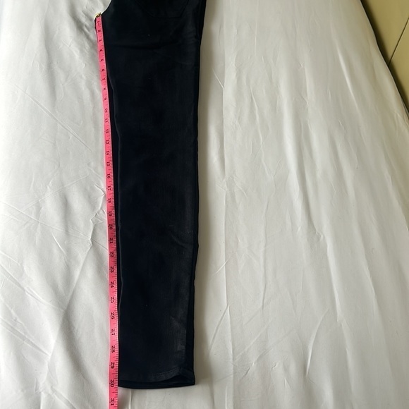 J Brand Womens Black Coated Skinny Jeans Mid Rise Sleek Stretch Denim Size 27 - Picture 12 of 12